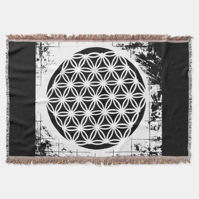 Swirl Energy Flow – Premium Woven Blanket Filt (Framsidan)