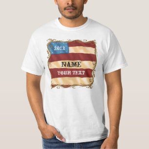 Swirl-Flagga t-shirt