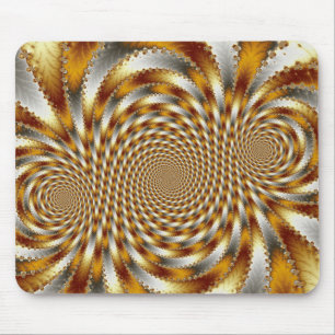 Swirl Fractal 1 - Fractal Mousepad Musmatta