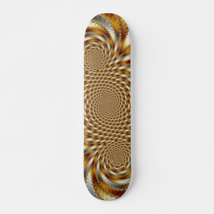 Swirl Fractal 1 - Fractal Skateboard Bräda 19,5 Cm
