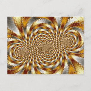 Swirl Fractal 1 - Fractal vykort