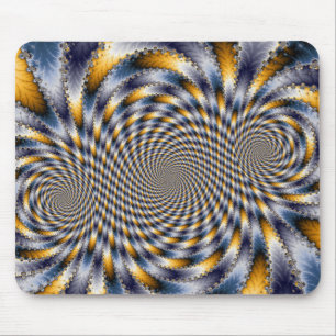 Swirl Fractal 2 - Fractal Mousepad Musmatta
