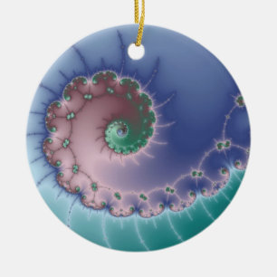 Swirl Julgransprydnad Keramik