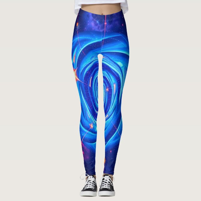 Swirl Leggings | Galactic Vibes & Comfort (Framsida)