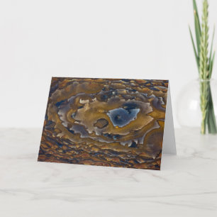 Swirl Mönster på Jasper Slab Kort