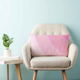 Swirl mönster Pastel Ombre Rosa Lumbarkudde