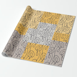Swirl Mönster Wrapping Papper Presentpapper