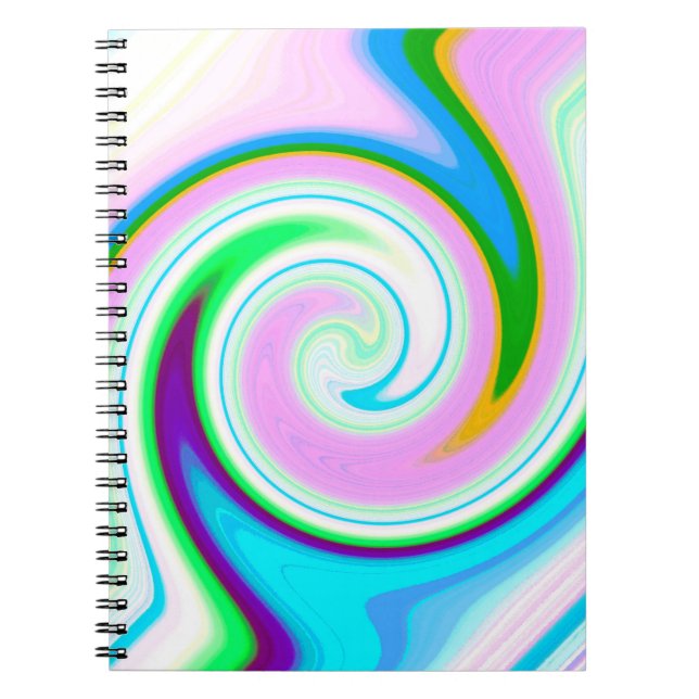 Swirl Pastel Anteckningsbok (Framsidan)