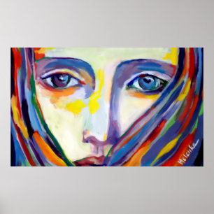 Swirl Print Poster