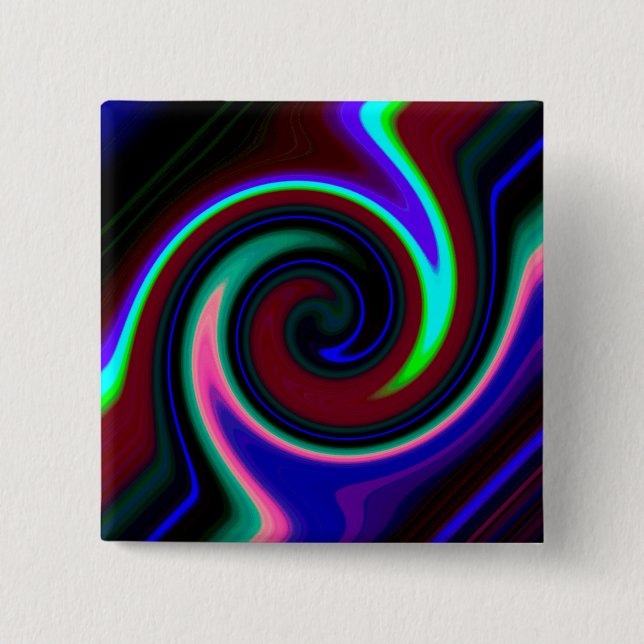 Swirl Retro Neon Knapp (Framsida)
