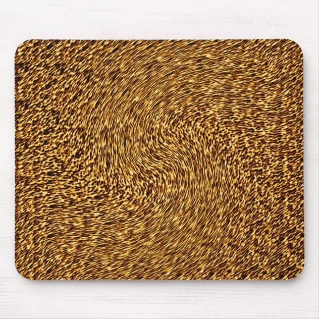 Swirl Shag Hårig Mousepad Musmatta (Framsidan)