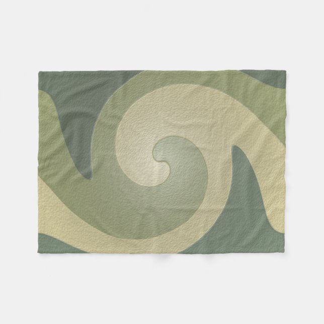 Swirl Small Fleece Blanket (Framsidan (Horisontell))