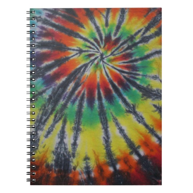 Swirl Tie Dye Anteckningsbok (Framsidan)