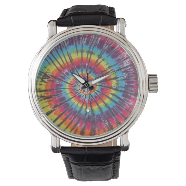 Swirl Tie Dye Armbandsur (Framsida)