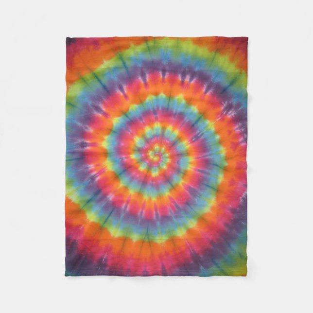Swirl Tie Dye Fleecefilt (Framsidan)