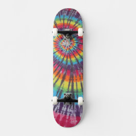 Swirl Tie Dye Spiral Mini Skateboard Bräda 18,5 Cm