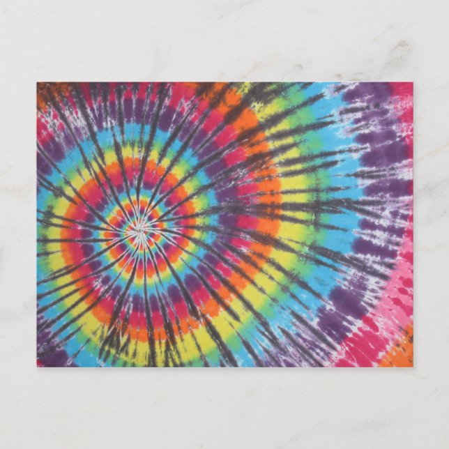 Swirl Tie Dye Vykort (Framsida)