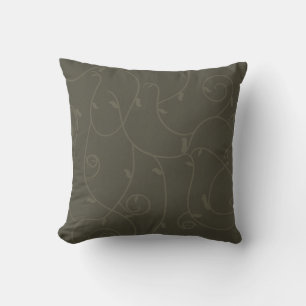 Swirled Black American MOJO Pillow Kudde