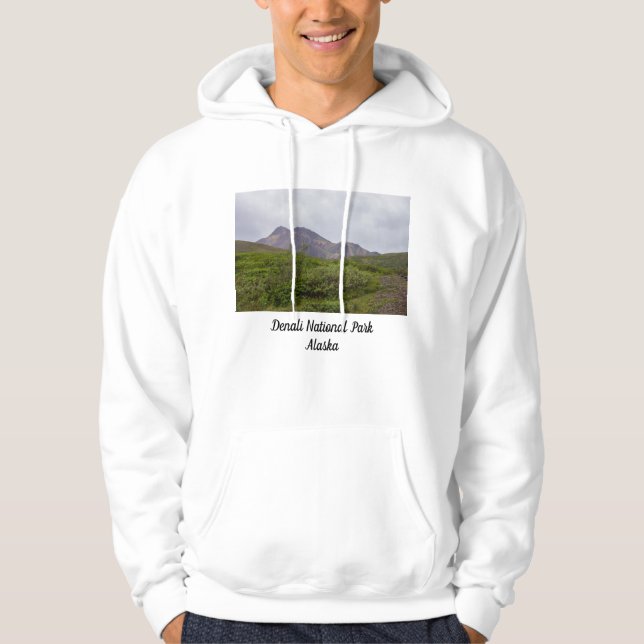 Swirled bläddring i Denali Hoodie (Framsida)