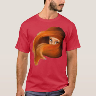 Swirled Fiery Red, Beauty T Shirt