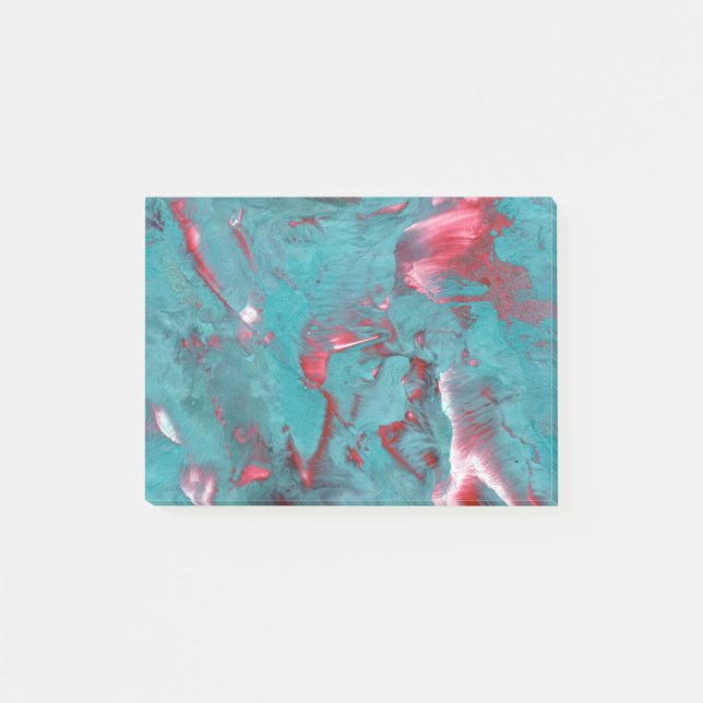 Swirled Marble Stone Post-it Block (Framsida)