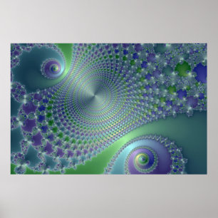 Swirler - Fractalaffisch Poster