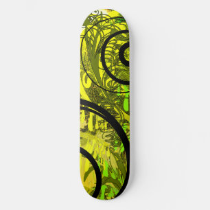 Swirlie Grönt Orb Mini Skateboard Bräda 18,7 Cm