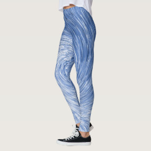 Swirling Blue..... Leggings
