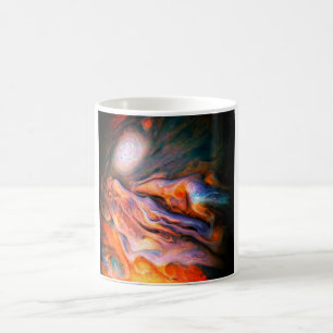 Swirling Clouds Jupiter North Temperate Bälte Kaffemugg