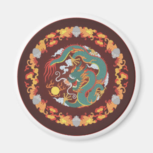 Swirling Dragon Magnet