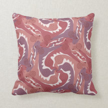 Swirling Hares Tesselation Mjuk röd påfyllning 8