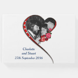 Swirling Heart Bröllop Gästböcker