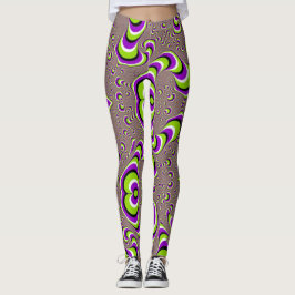 Swirling Illusion Yoga Leggings