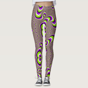 Swirling Illusion Yoga Leggings
