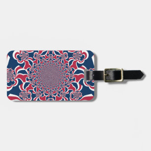 Swirling Kaleidoscope Art-utskrift Bagagebricka