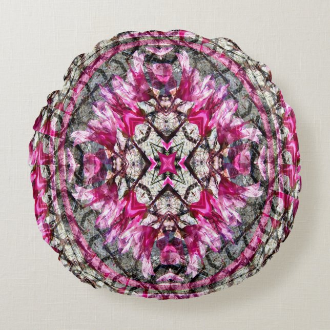 Swirling Magnolias...... Rund Kudde (Framsidan)