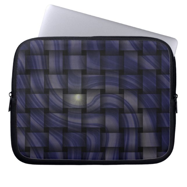Swirling Night Himlar Laptop Sleeve (Framsidan)