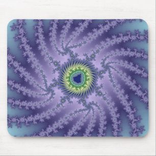 Swirling Öga - Fractal Mousepad Musmatta