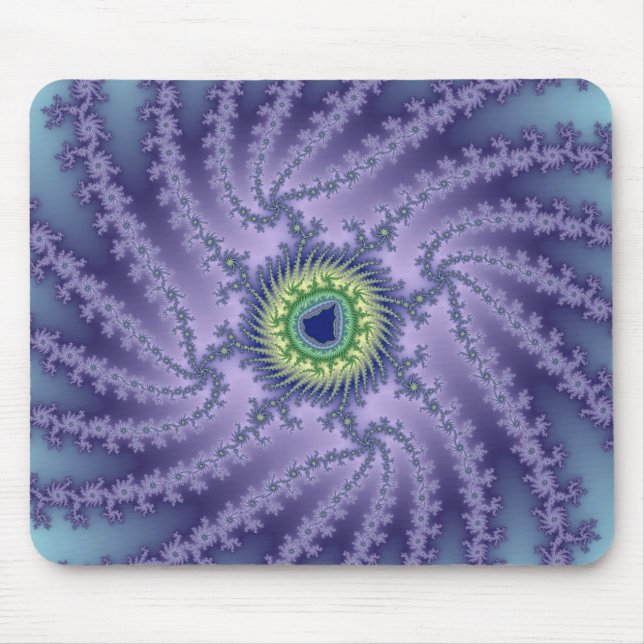 Swirling Öga - Fractal Mousepad Musmatta (Framsidan)