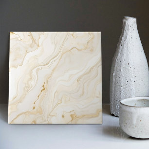 Swirling Sands Serene Soothing Faux Marble Kakelplatta