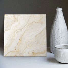 Swirling Sands Serene Soothing Faux Marble Kakelplatta