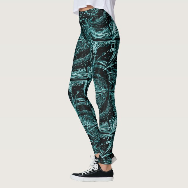 Swirling Sea..... Leggings (Vänster)