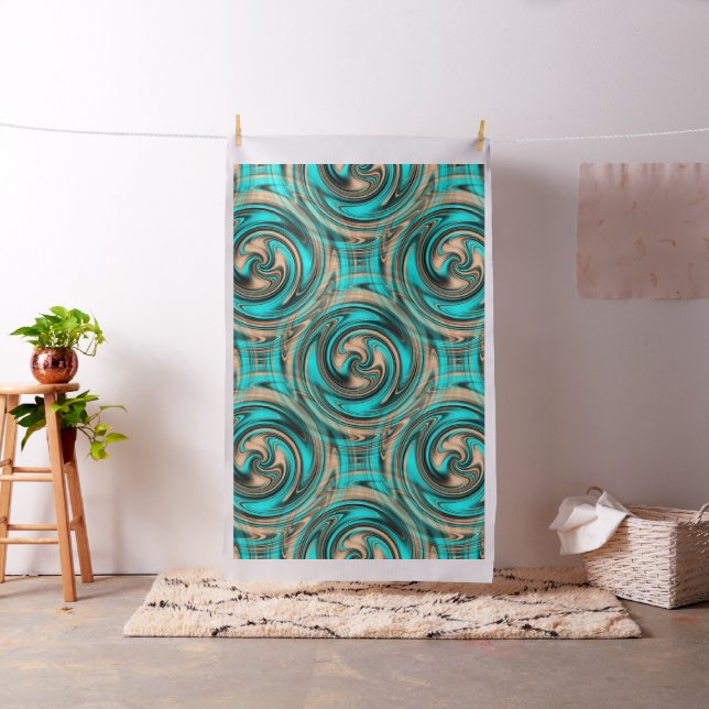 Swirling Sea & Sand.... Tyg (In Situ)