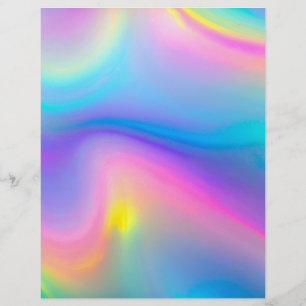 Swirling Spectrum Scrapbook Papper