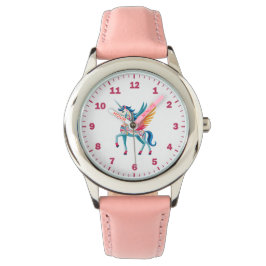 Swirling Unicorn Girls Armbandsur