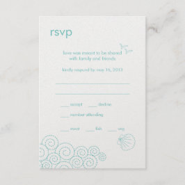 Swirling Vinkar OSA kort - Robin's Egg Blue