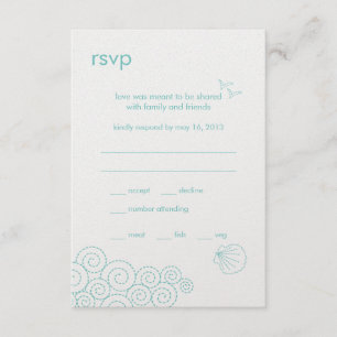 Swirling Vinkar OSA kort - Robin's Egg Blue
