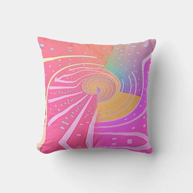 Swirling Vortex Decorative Dekorativ kudde (Framsida)