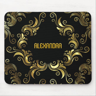 Swirls - Anpassningsbar Monogram Musmatta