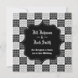 Swirls (Bröllop), färgad Inbjudningar